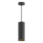 Светильник Gauss Overhead подвесной цилиндр 12W 920lm 4100K 170-240V IP20 79*200мм черный золото LED