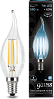 Лампа Gauss Filament Свеча на ветру 7W 580lm 4100К Е14 LED 1/10/50