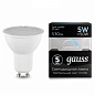 Лампа Gauss MR16 5W 530lm 4100K GU10 диммируемая LED 1/10/100