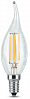 Лампа Gauss Filament Свеча на ветру 5W 450lm 4100К Е14 LED 1/10/50