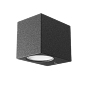 Светильник садово-парковый Gauss Cube настенный архитектурный, 1*GU10, 67*92*80мм, 170-240V / 50Hz, 35W, IP54 (1/36)